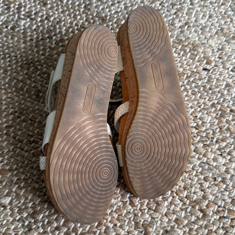 Nicole White Sandals with braid detail and soft footbed - Picture 5 of 6